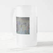 Chinese Muurschilderingen Matglas Bierpul (Voorkant links)