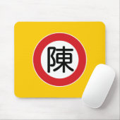 Chinese naam Chen "Street Sign" Muismat (Met muis)