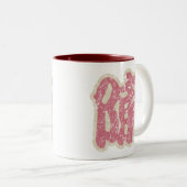 Chinese naam Chen "" Tweekleurige Koffiemok (Voorkant rechts)