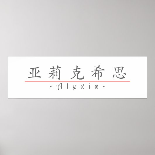 Chinese naam voor Alexis 21025_1.pdf Poster (Voorkant)