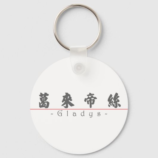 Chinese naam voor Gladys 20137_4.pdf Sleutelhanger (Voorkant)