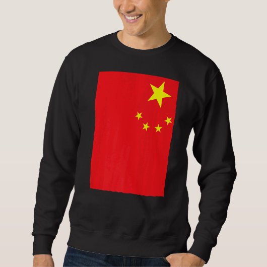 Chinese nationale vlag van China Trui (Voorkant)