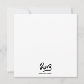 Chinese New Year 2013 Kaart (Achterkant)