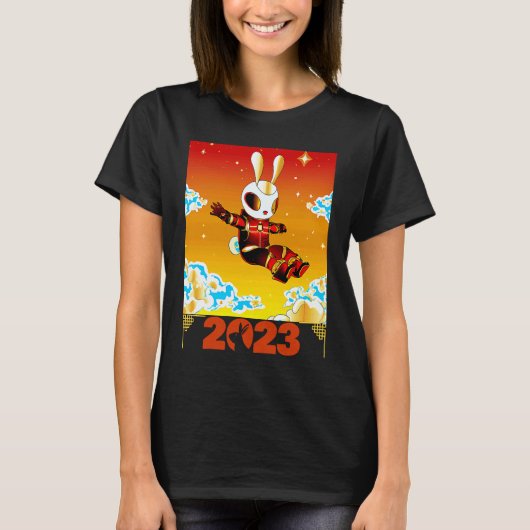 Chinese New Year 2023 Year Of The Rabbit 2023 Wome T-shirt (Voorkant)