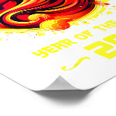 Chinese New Year 2026 Horse Happy Chinese New Year Poster (Hoek)