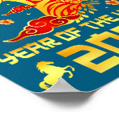 Chinese New Year 2026 Horse Happy Chinese New Year Poster (Hoek)