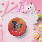 Chinese New Year 2026 Horse Ink New Year Party Papieren Kommen (Feest)