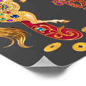 Chinese New Year 2026 Red Golds Traditional Graphi Poster (Hoek)