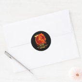 Chinese New Year 2026 Year Of The Fire Horse  Ronde Sticker (Envelop)