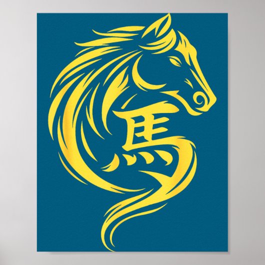 Chinese New Year 2026 Year Of The Horse 2026 Lunar Poster (Voorkant)