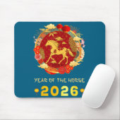 Chinese New Year 2026 Year Of The Horse Chinese Zo Muismat (Met muis)