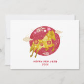 Chinese New Year 2026 Year Of The Horse Feestdagenkaart (Voorkant)