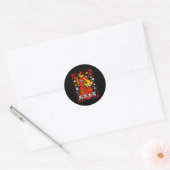 Chinese New Year 2026 Year Of The Horse Lunar New Ronde Sticker (Envelop)