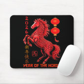 Chinese New Year 2026 Year Of The Horse Muismat (Met muis)