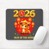Chinese New Year 2026 Year Of The Horse  Muismat (Met muis)
