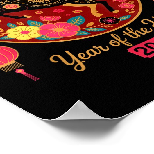Chinese New Year 2026 Year Of-the Horse  Poster (Hoek)