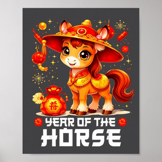 Chinese New Year 2026 Year Of The Horse  Poster (Voorkant)