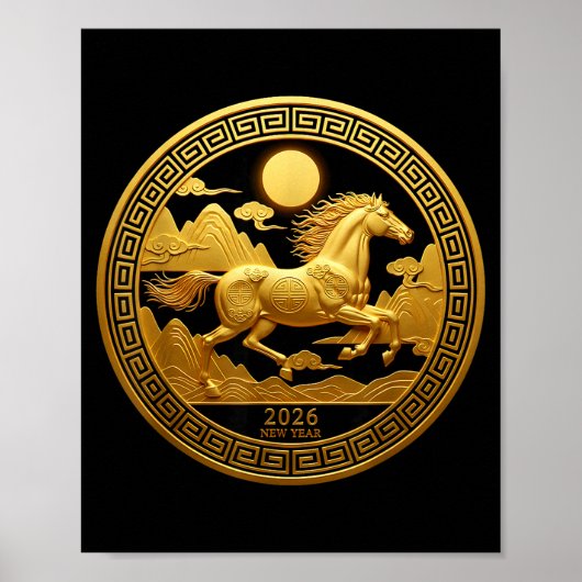 Chinese New Year 2026 Year Of The Horse  Poster (Voorkant)