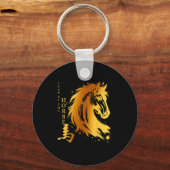 Chinese New Year 2026 Year Of The Horse Sleutelhanger (Voorkant)