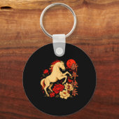 Chinese New Year 2026 Year Of The Horse  Sleutelhanger (Voorkant)