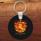 Chinese New Year 2026 Year Of The Horse  Sleutelhanger (Voorkant)
