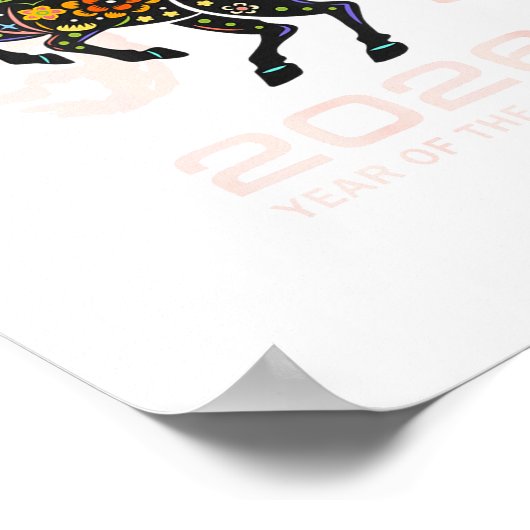 Chinese New Year 2026 Year Of The Horse Zodiac  Poster (Hoek)