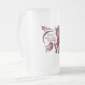 CHINESE NEW YEAR Beer Glass Matglas Bierpul (Voorkant links)