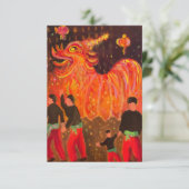 Chinese New Year-blanco kaart (Staand voorkant)
