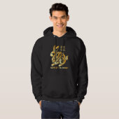 Chinese New Year Clothing Red Rabbit Chinese New Y Hoodie (Voorkant volledig)