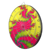 Chinese New Year Dragon Fractal Dart Board Dartbord (Voorkant Rechts)