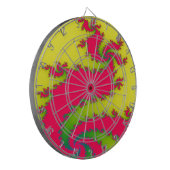 Chinese New Year Dragon Fractal Dart Board Dartbord (Voorkant Links)