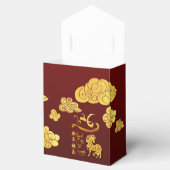 Chinese New Year Horse 2026 Gold Clouds TFB Bedankdoosjes (Geopend)