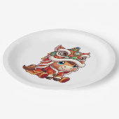 Chinese New Year Horse 2026 Zodiac Papieren Bordje (Gekanteld)