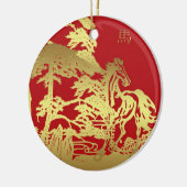 Chinese New Year Horse Keepomwille Ornament (Links)