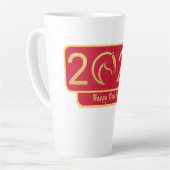 Chinese New Year Horse Perfect Gift Latte Mok (Linkerhoek)