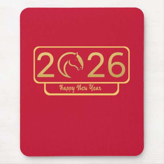 Chinese New Year Horse Perfect Gift Muismat (Voorkant)