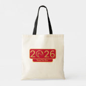 Chinese New Year Horse Perfect Gift Tote Bag (Achterkant)