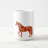 Chinese New Year Horse with Dragon Phoenix  Koffiemok (Center)