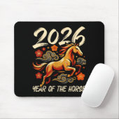 Chinese New Year Lunar Year Of The Horse 2026 Muismat (Met muis)