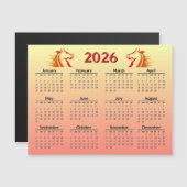 Chinese New Year of Horse 2026 Calendar  (Voorkant / Achterkant)