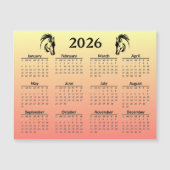 Chinese New Year of Horse 2026 Calendar  (Voorkant)