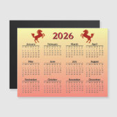 Chinese New Year of Horse 2026 Calendar  (Voorkant / Achterkant)