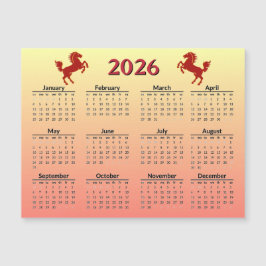 Chinese New Year of Horse 2026 Calendar