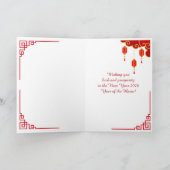 Chinese New year of the Horse 2026 Kaart (Binnen)