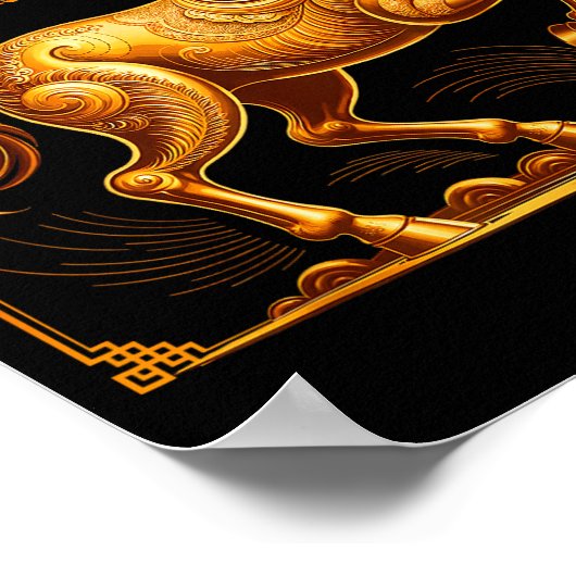 Chinese New Year Of The Horse Chinese Zodiac Year  Poster (Hoek)