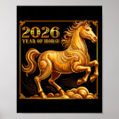 Chinese New Year Of The Horse Chinese Zodiac Year  Poster (Voorkant)