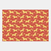 Chinese New Year of the Horse  Inpakpapier Vel (Voorkant)