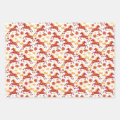 Chinese New Year of the Horse Inpakpapier Vel (Voorkant)