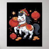 Chinese New Year Of The Horse Vietnamese Chuc Mung Poster (Voorkant)