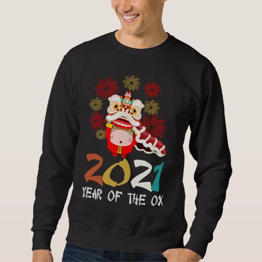 Chinese New Year of the Ox 2021 clothes  for adult Trui (Voorkant)